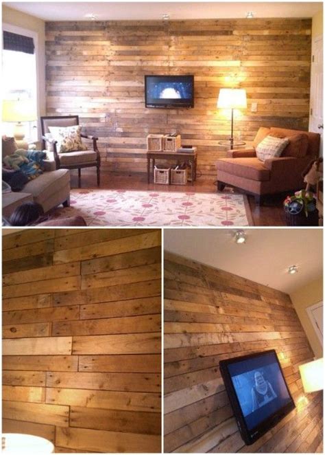 15 Creatively Genius Diy Wood Walls Diy Wood Wall Home Wood Diy