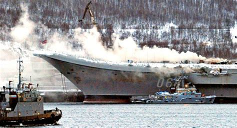 Admiral Kuznetsov Is In Critical Condition Russia Blames The Shipyard