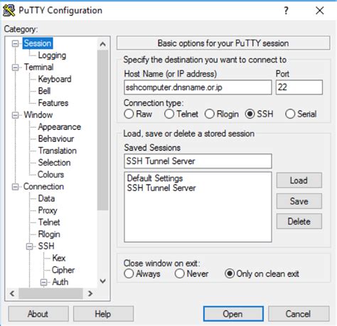 How To Get Putty Configuration To Stop Popping Up Poretstocks
