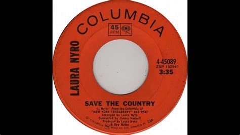 Laura Nyro Save The Country Single 1969 Youtube