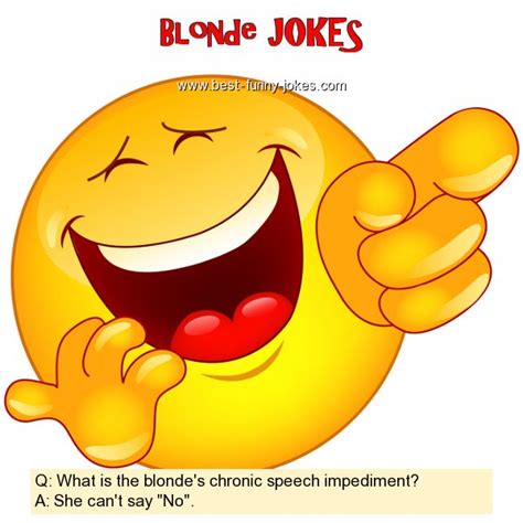 Blonde Jokes Q What Is The Blond