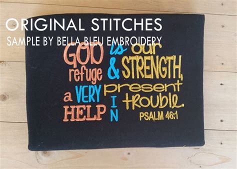 Psalm 461 Machine Embroidery And Applique Designs
