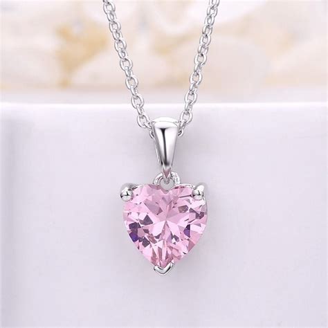 Best T For Your Love Crystal Heart Necklace Crystal Heart Pendant