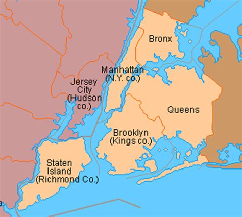 New York City Has Got Five Boroughsare Name Is Manhattanbrooklyn