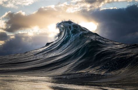 Seascapes Ocean Waves Photographed To Look Like Mountain Ranges