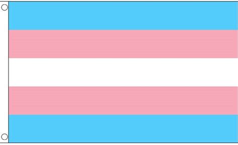 Transgender Pride Flag 60 X 90 Print Qx Shop