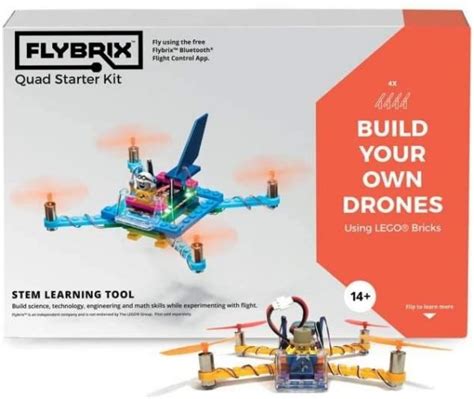 Flybrix Electronic Quadcopter Drone Starter Kit Stem Learning Tool