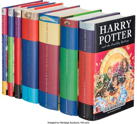 J K Rowling Boxed Set Of Seven Harry Potter Books London Lot
