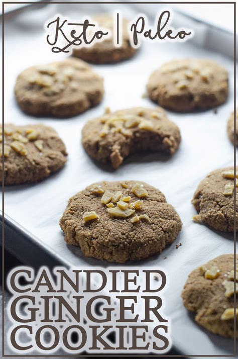 Candied Ginger Snap Cookies Keto Paleo The Harvest Skillet