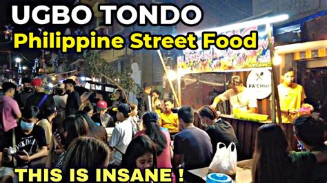 Philippines Street Food At The Ugbo Tondo Night Market Awesone Street Food In Manila Youtube