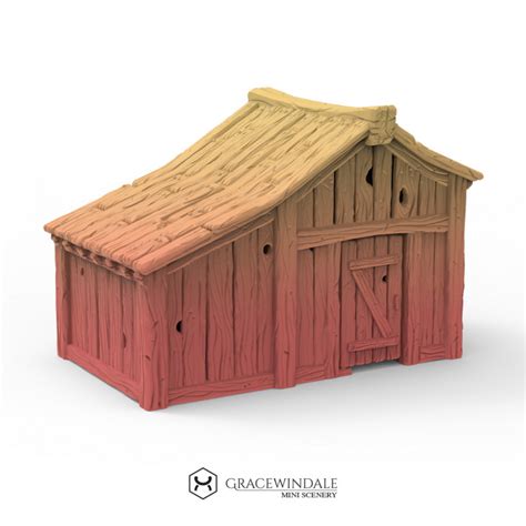 3d Printable Shed By Gracewindale Mini Scenery