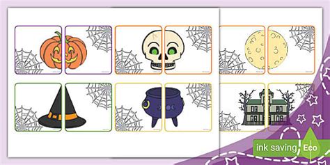 Halloween Matching Puzzle Game Teacher Made Twinkl