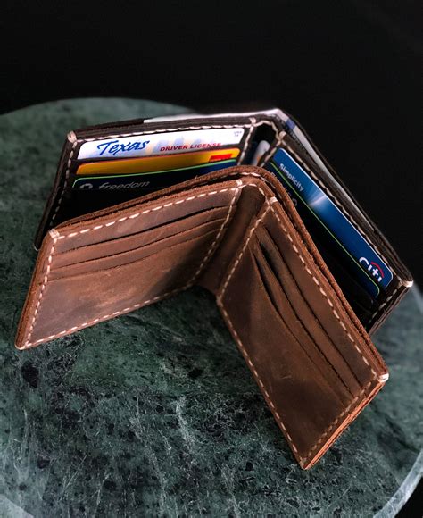 Bifold Wallet Handmade Leather Wallet Leather Personalized Wallet