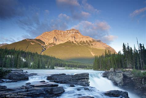 Athabasca Falls In Jasper National Park Alberta Canada
