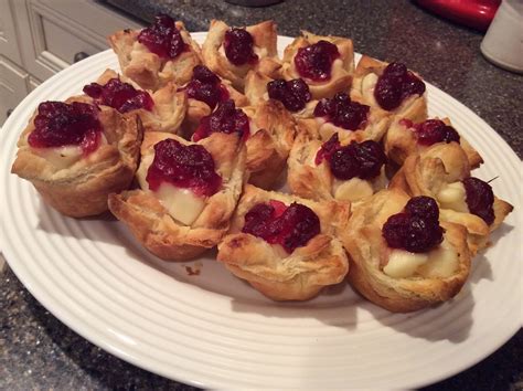 Lindsey Edits Cranberry And Brie Pastry Bites