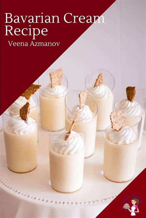 Classic Vanilla Bavarian Cream Veena Azmanov