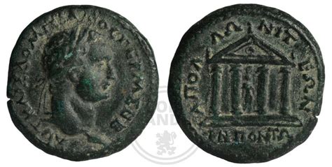 Domitian Ae24 Of Apollonia Pontika Sozopol Bulgaria Roman Provincial