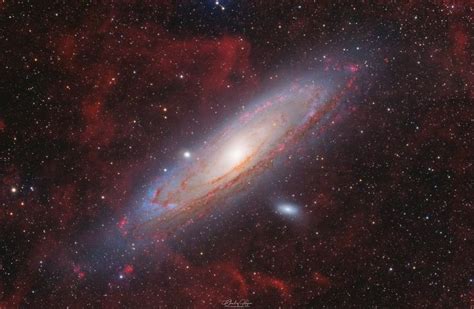 Hydrogen Clouds Around M31 The Andromeda Galaxy Astrophotography