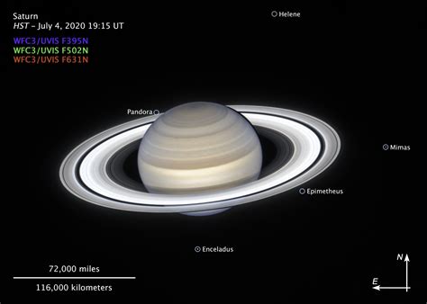 Hubble Snapshot Of Saturn Shows ‘lord Of The Rings In All Its
