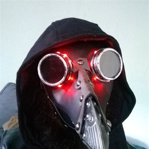 Black Plague Doctor Bird Mask Steampunk Raven Mask Costume Etsy