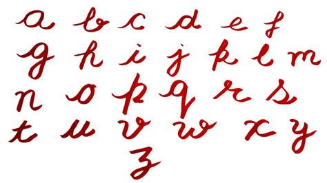 They are used to give importance to the text, but in a less dominant way than the all uppercase text. Cursive Cursive Alphabet Abcdefghijklmnopqrstuvwxyz - Letter