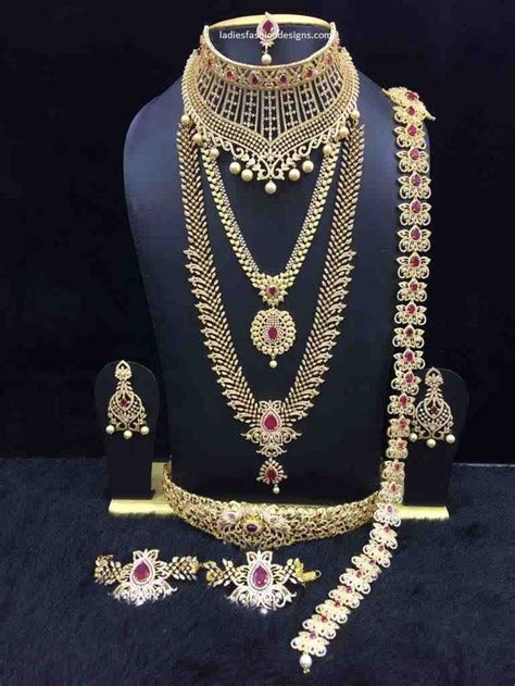 Indian Wedding Bridal Jewelry Sets 9 Pieces 49 Personalized Wedding