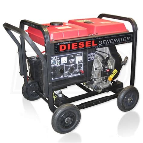 Etq Dg4le 3500 Watt Portable Diesel Generator