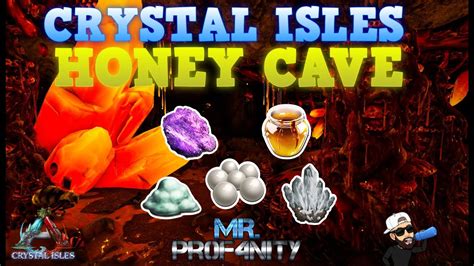 Ark Crystal Isles Honey Cave Resource Guide Honey Element Ore