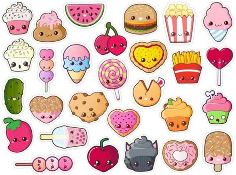 En fonction de leur niveau, différentes approches sont possibles, mais dans tous les cas, le dessin permet aux petits et aux grands de développer leur créativité et s'exprimer. Food #милота#еда | Cute drawings, Kawaii doodles, Cute doodles