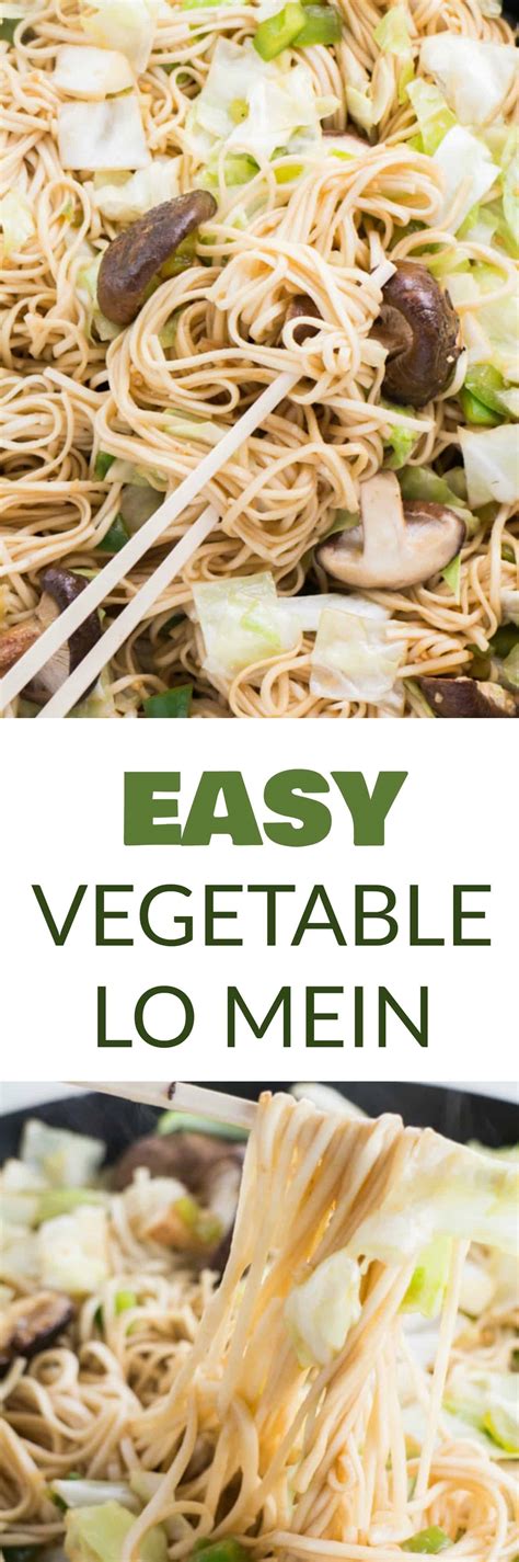 Simple, savory, cozy and delish! 10 MINUTE Easy Vegetable Lo Mein - Brooklyn Farm Girl