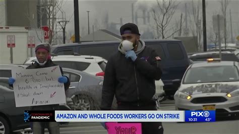 How many whole foods stores does amazon have? Amazon, Whole Foods workers strike - YouTube