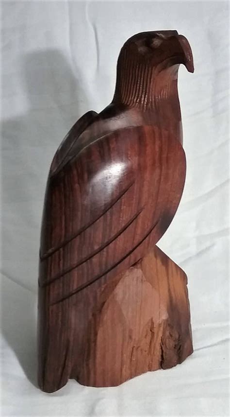 Eagle Ironwood Sculpture Iwegl875