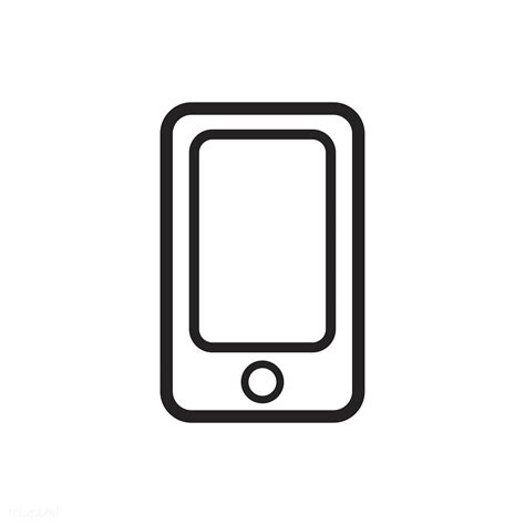 Mobile Phone Icon Vector Free Image By Phone Icon
