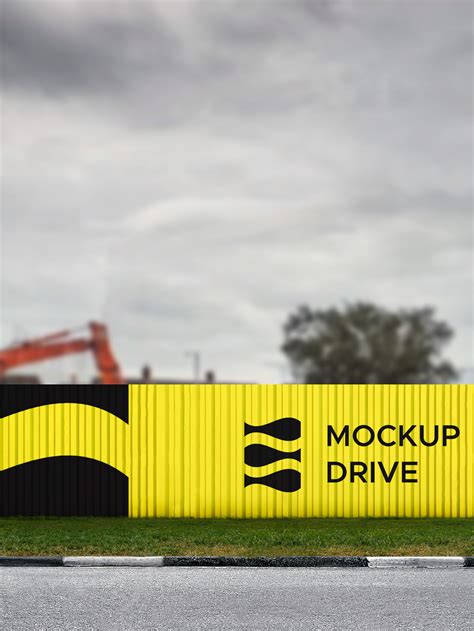 Mockup Drive Mockup Arquitetura Engenharia Construtora Tapume Placa