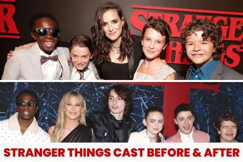 stranger things cast before and after after almost 6 years