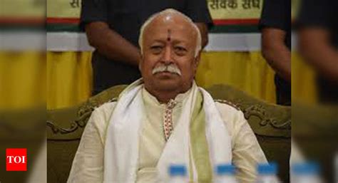 Mohan Bhagwat Rss For Boosting National Unity Patna News Times Of