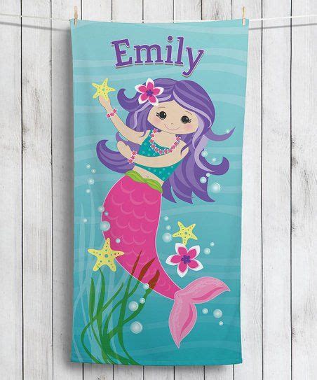 Personalized Planet Mermaid Personalized Beach Towel Personalized