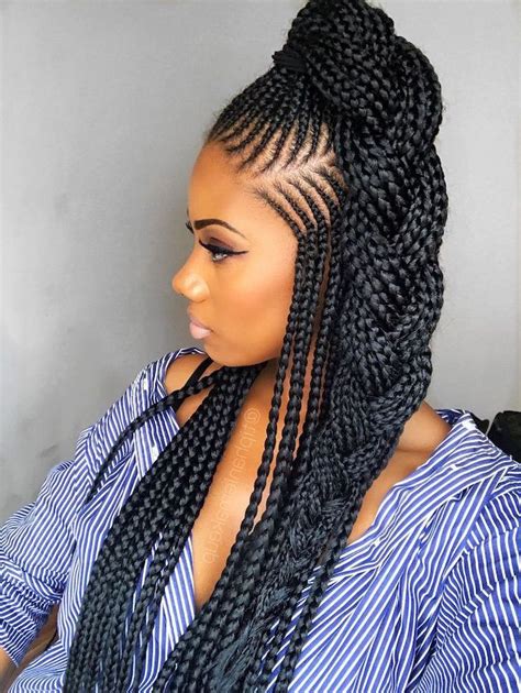 Many hairstylists start with the. Ghana braids for summer 2019 - the perfect solution to ...