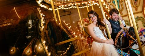 New England Carousel Museum Weddings Vo Photographers Wedding