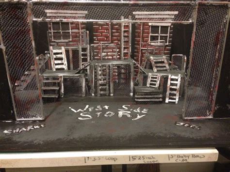 West Side Story Set Design Model By Cody Rutledge Set Design Theatre