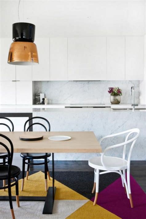 36 Fashionable Geometric Décor Ideas For Your Dining Space Digsdigs