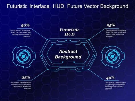 Futuristic Interface Hud Future Vector Background Graphics