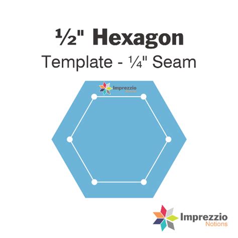 Hexagon Template 12 Inch 932303202450