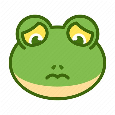 Emoticon Frog Funny Sad Icon Download On Iconfinder