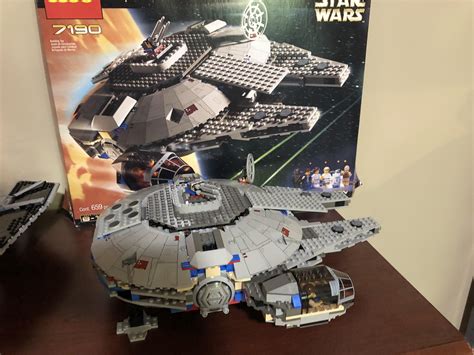 Finally Finished The Original Millennium Falcon Lego Such A Fun Build
