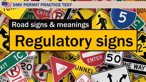 Road Signs And Meanings Regulatory Signs Regulatory Signs