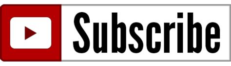 Youtube Subscribe Button Free Png Transparent Background