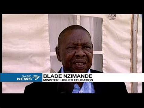 Thabo mbeki and the future of the south african dream by. Blade Nzimande condemns disruptions at the Education ...