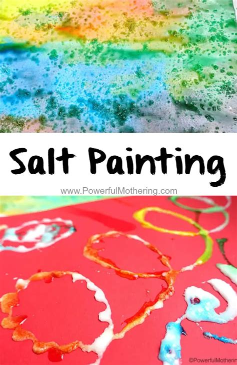 A Fun Steam Activity Salt Painting Activity For Kids