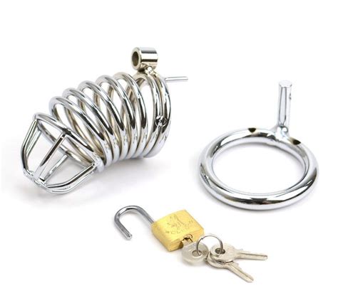Stainless Steel Chasity Devices Cock Ring Cock Cage Penis Ring Penis